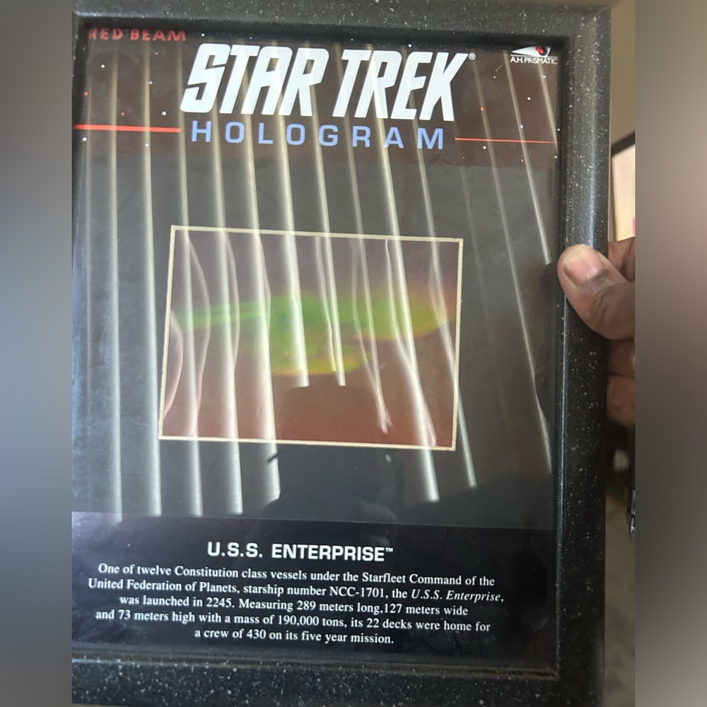 Star Trek hologram picture
